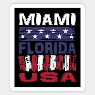 Miami Florida USA T-Shirt Sticker